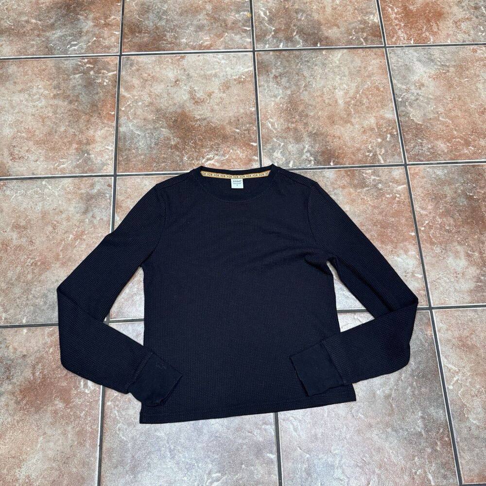 Stoic Wicking Waffle Long-Sleeve Henley, Size Small